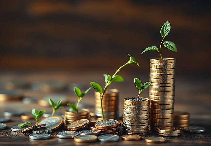 Representação visual: grow your money